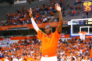 Rick Jackson averaged 8.7 points and 6.5 rebounds per game while playing for Syracuse. He's set to play for Boeheim's Army beginning this weekend.